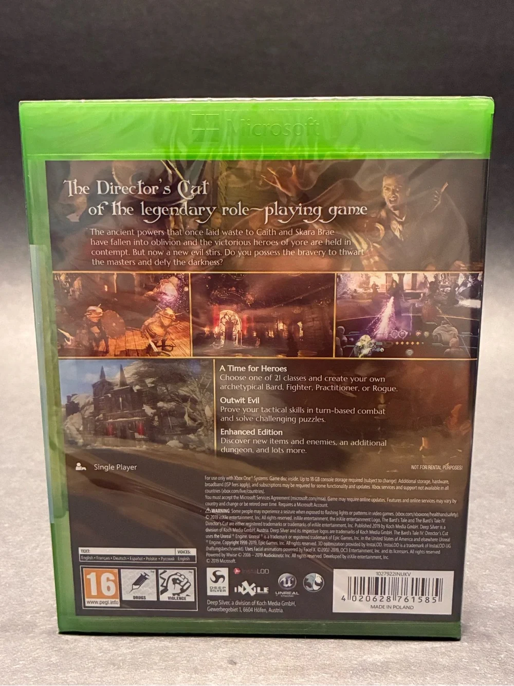 The Bard's Tale IV Director's Cut Day One Edition Xbox One - Brand New Sealed